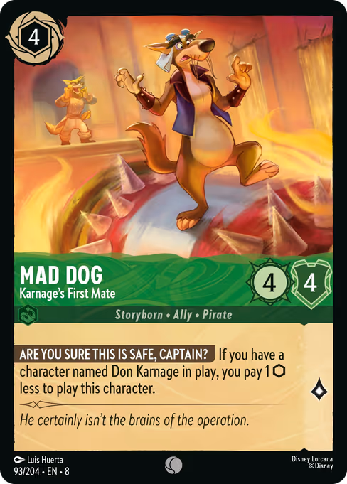 Mad Dog - Karnage's First Mate (Reign of Jafar #93)