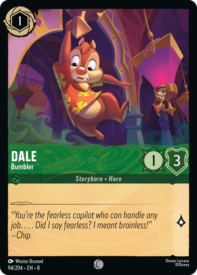 Dale - Bumbler — Reign of Jafar #94 (Disney Lorcana card)