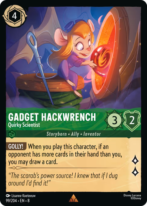 Gadget Hackwrench - Quirky Scientist (Reign of Jafar #99)