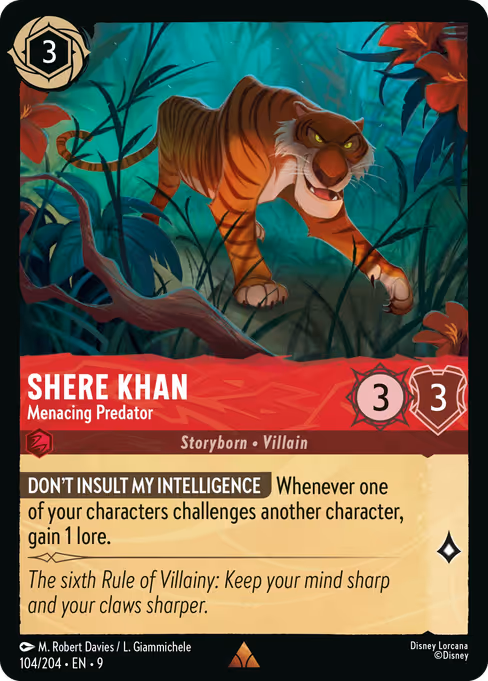Shere Khan - Menacing Predator (Fabled #104)