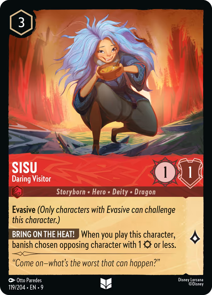 Sisu - Daring Visitor — Fabled #119 (Disney Lorcana card)