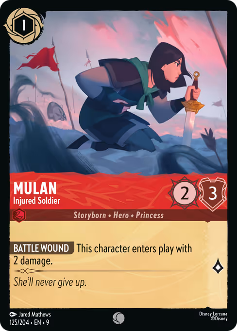 Mulan - Injured Soldier (Fabled #125)
