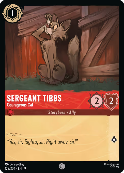 Sergeant Tibbs - Courageous Cat (Fabled #128)