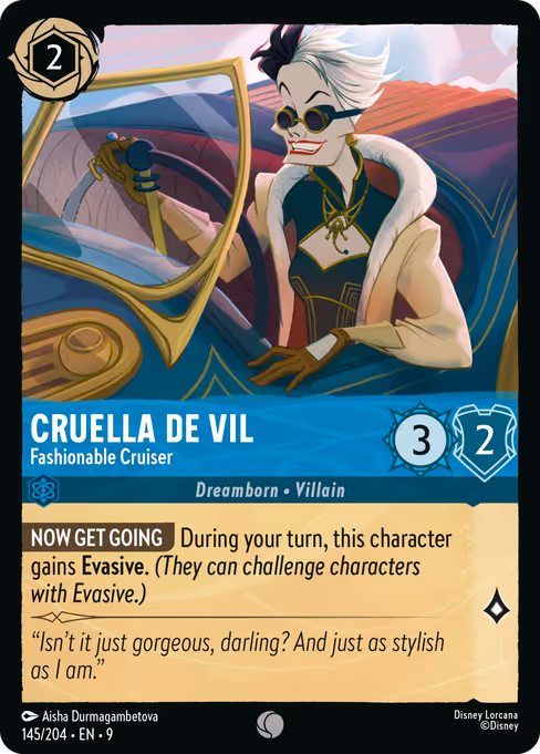 Cruella De Vil - Fashionable Cruiser (Fabled #145)