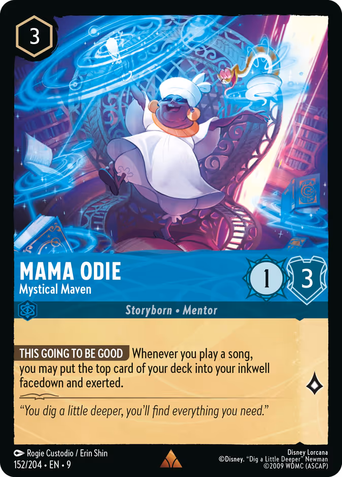 Mama Odie - Mystical Maven — Fabled #152 (Disney Lorcana card)