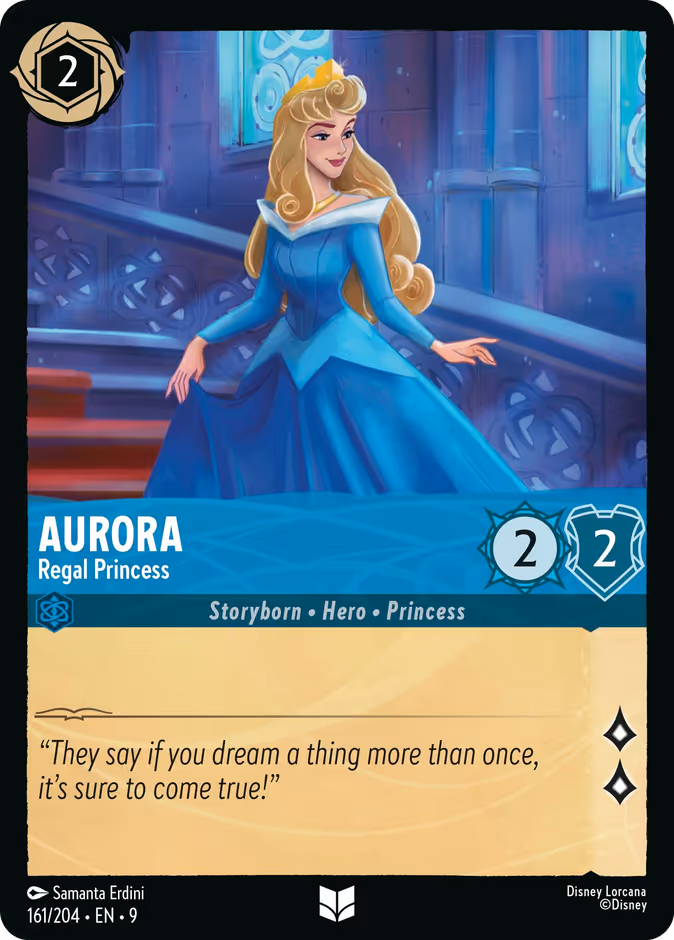 Aurora - Regal Princess — Fabled #161 (Disney Lorcana card)