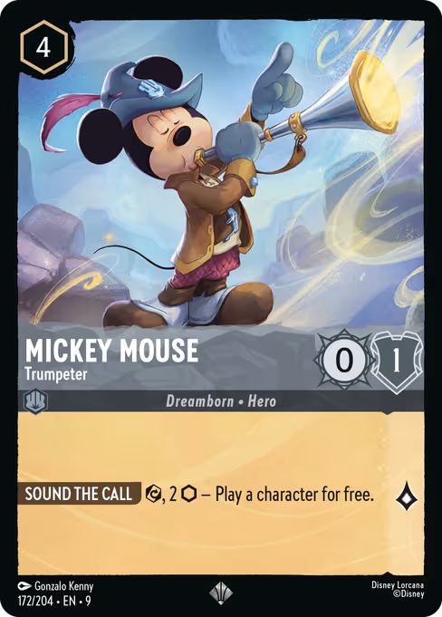 Mickey Mouse - Trumpeter (Fabled #172)
