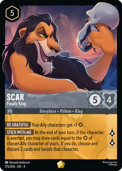Scar - Finally King (Fabled #175)