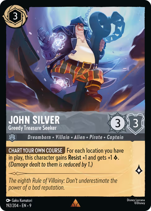 John Silver - Greedy Treasure Seeker (Fabled #192)