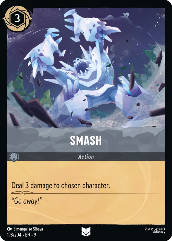 Smash — Fabled #198 (Disney Lorcana card)