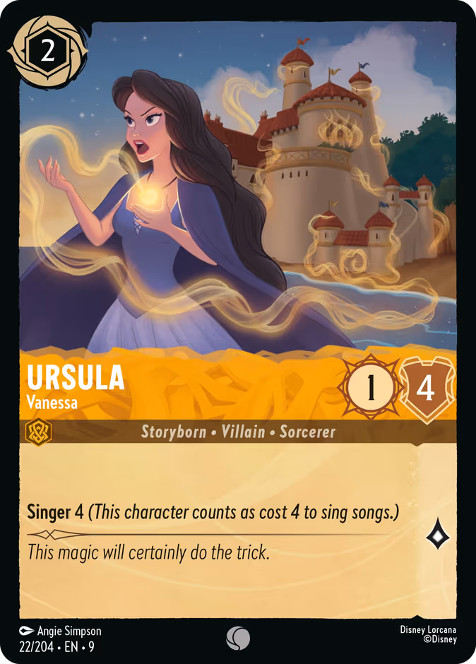 Ursula - Vanessa — Fabled #22 (Disney Lorcana card)