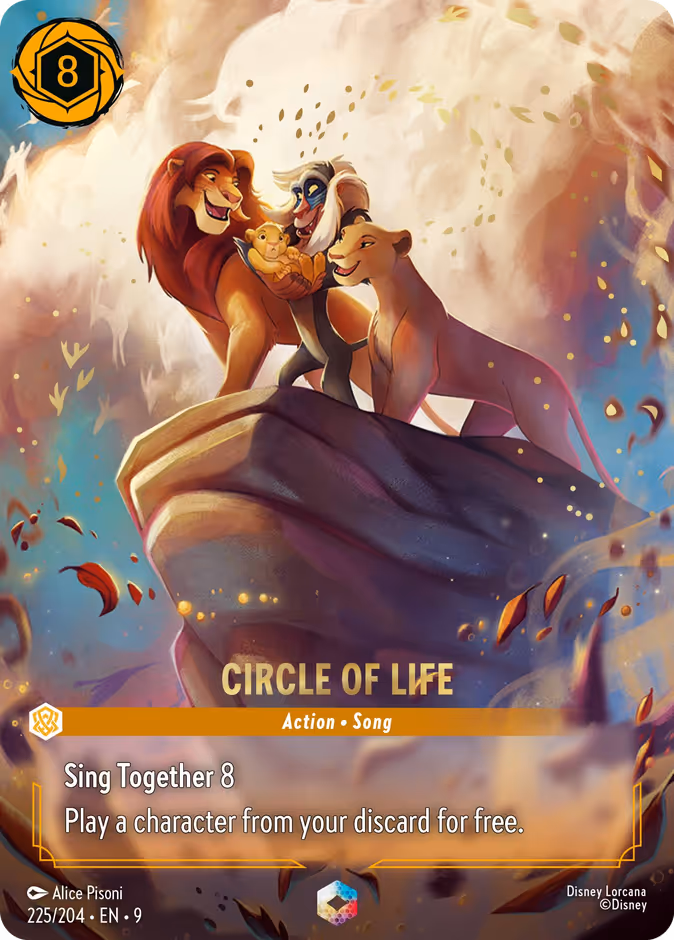 Circle of Life — Fabled #225 (Disney Lorcana card)