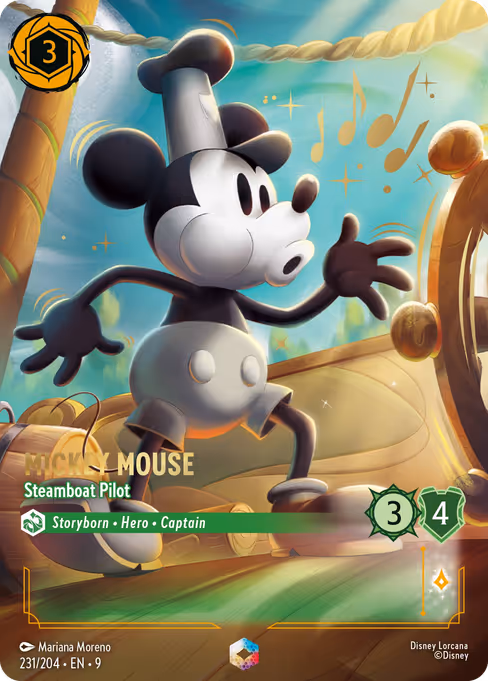 Mickey Mouse - Steamboat Pilot (Fabled #231)