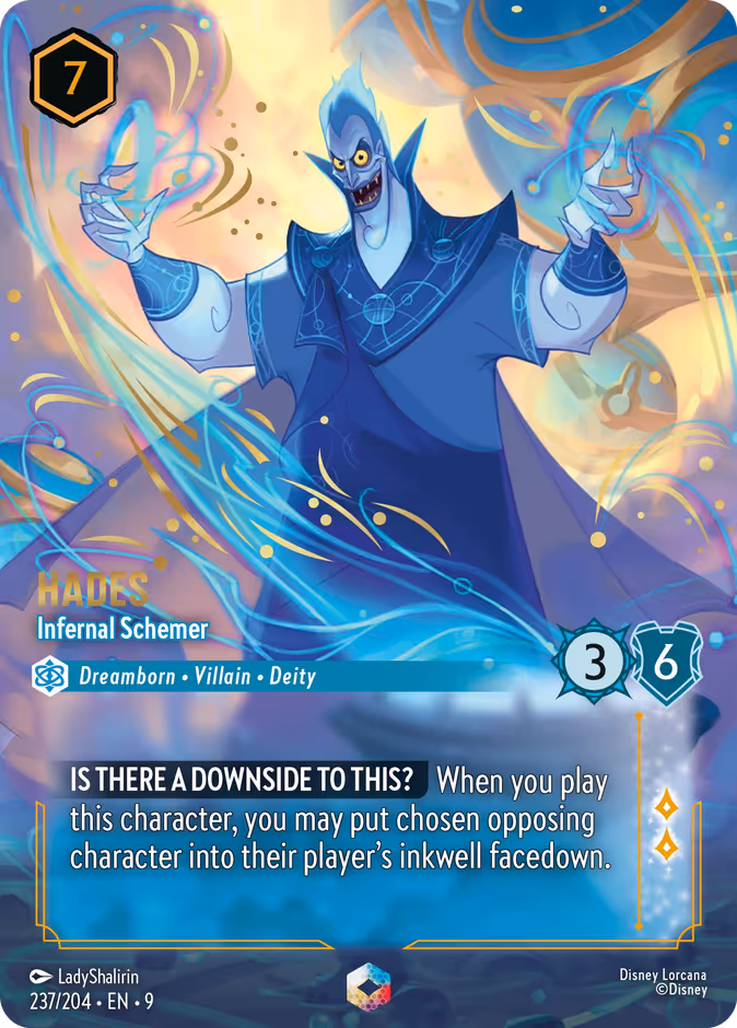 Hades - Infernal Schemer — Fabled #237 (Disney Lorcana card)