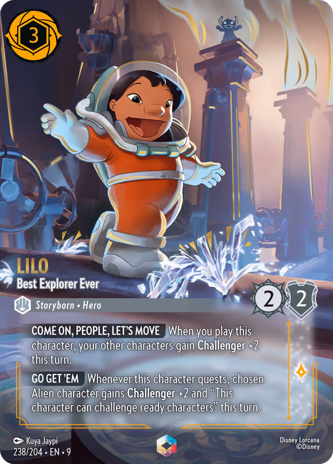 Lilo - Best Explorer Ever — Fabled #238 (Disney Lorcana card)
