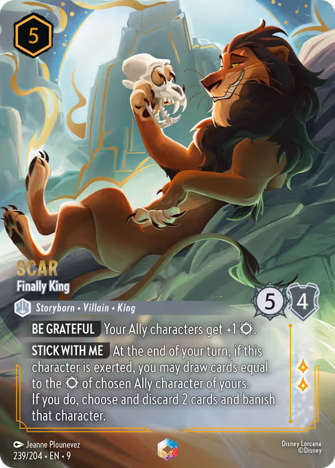 Scar - Finally King (Fabled #239)