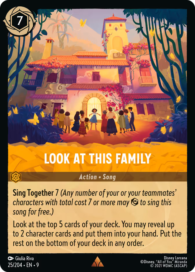 Look at This Family — Fabled #25 (Disney Lorcana card)