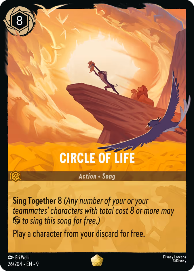 Circle of Life — Fabled #26 (Disney Lorcana card)