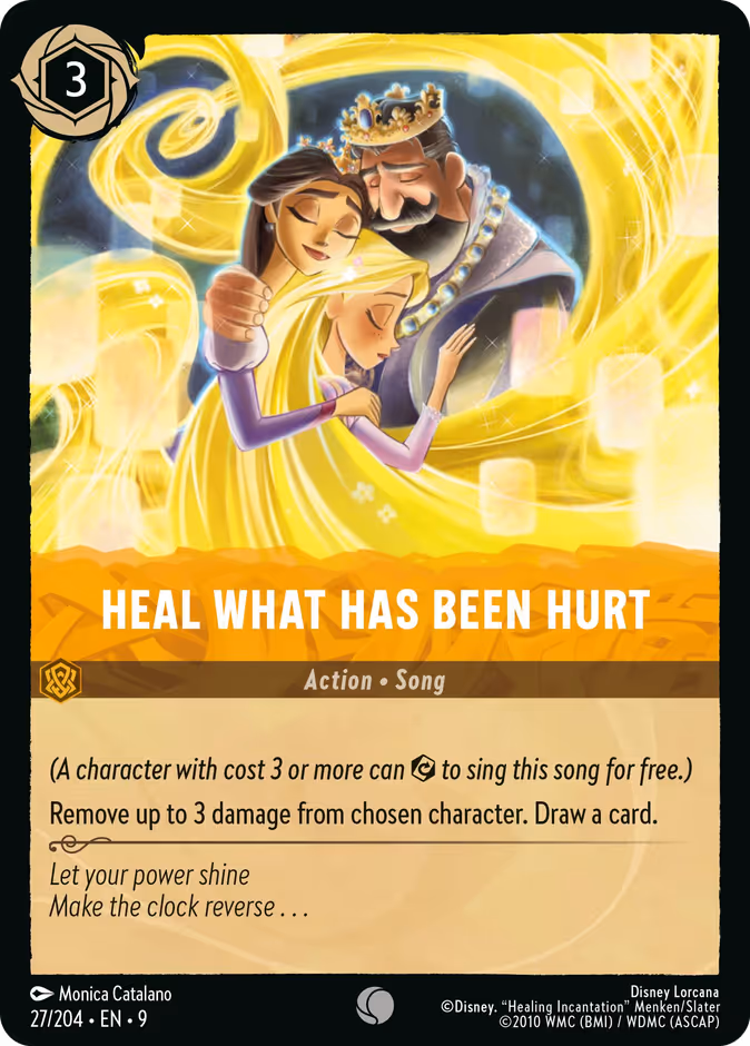 Heal What Has Been Hurt — Fabled #27 (Disney Lorcana card)