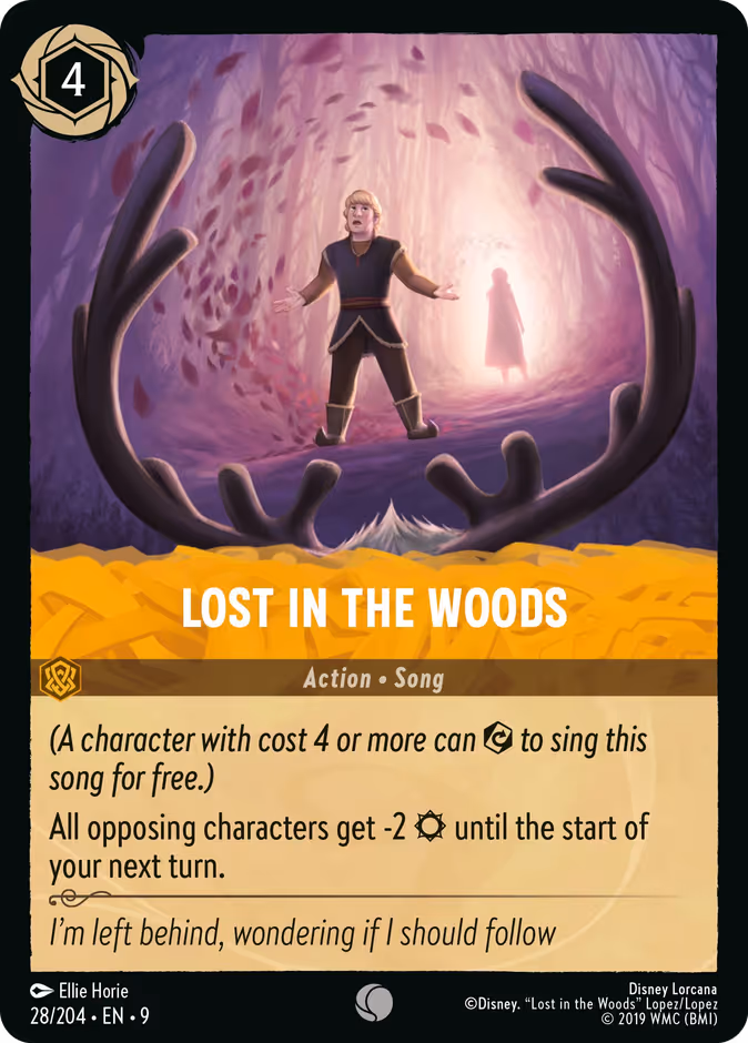 Lost in the Woods — Fabled #28 (Disney Lorcana card)