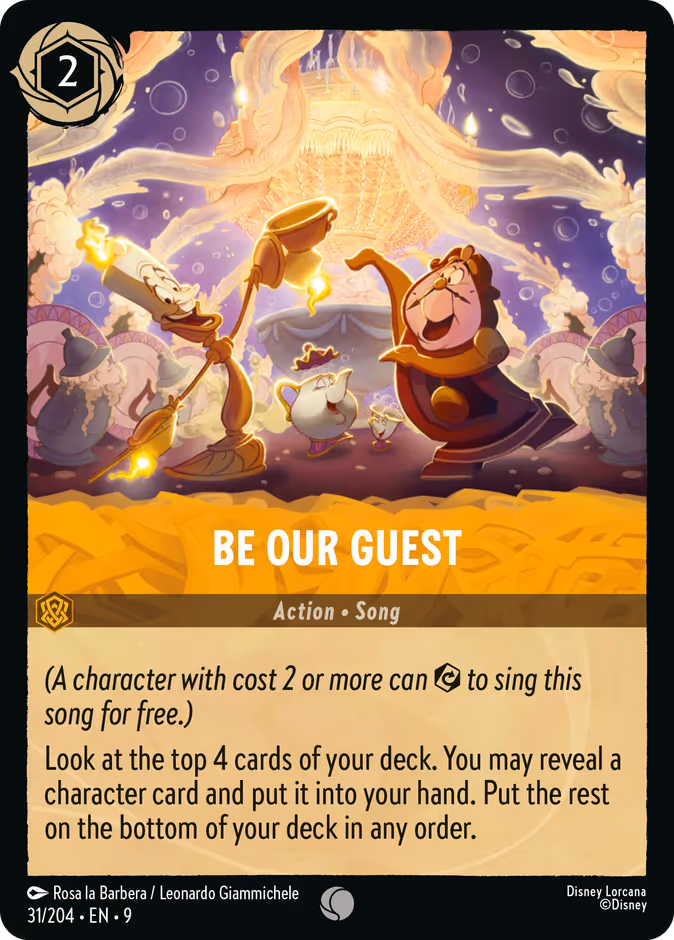 Be Our Guest — Fabled #31 (Disney Lorcana card)