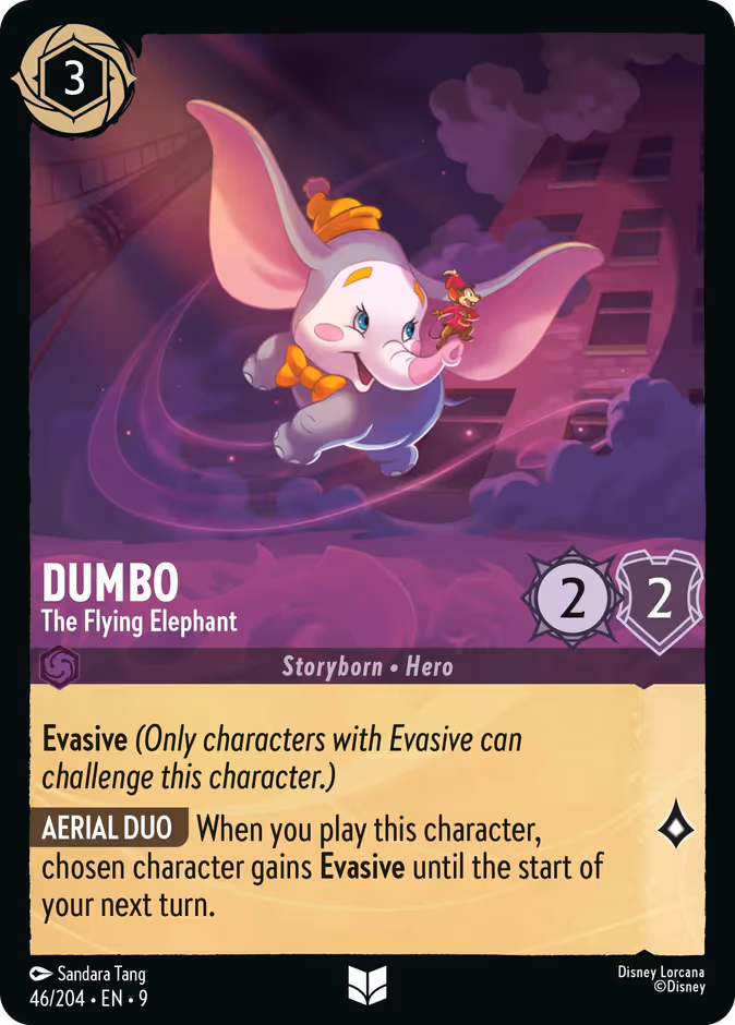 Dumbo - The Flying Elephant — Fabled #46 (Disney Lorcana card)