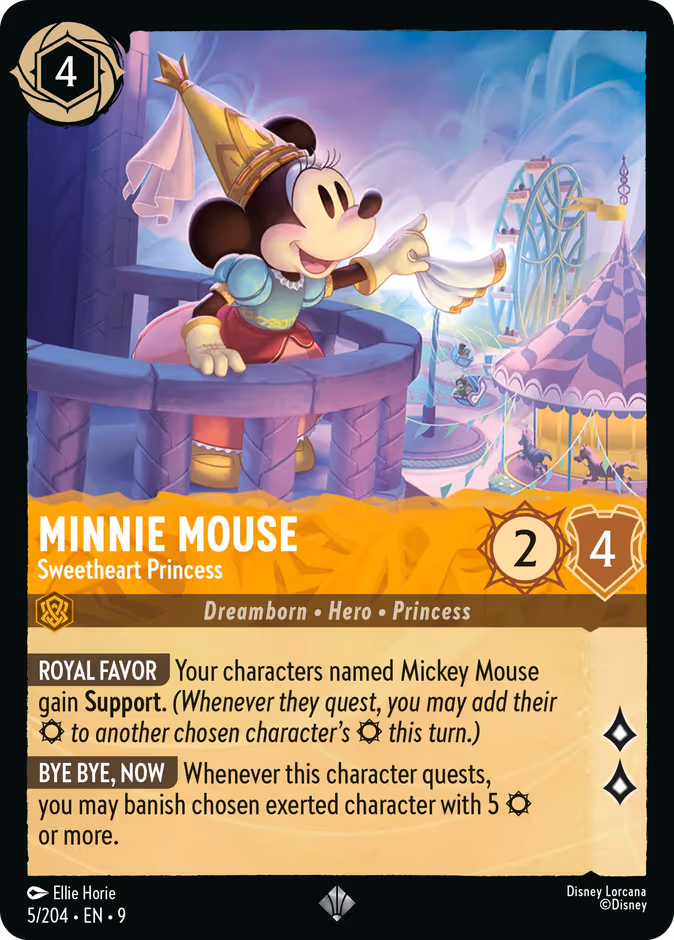 Minnie Mouse - Sweetheart Princess — Fabled #5 (Disney Lorcana card)