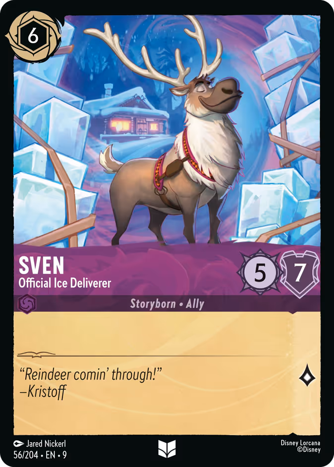 Sven - Official Ice Deliverer — Fabled #56 (Disney Lorcana card)
