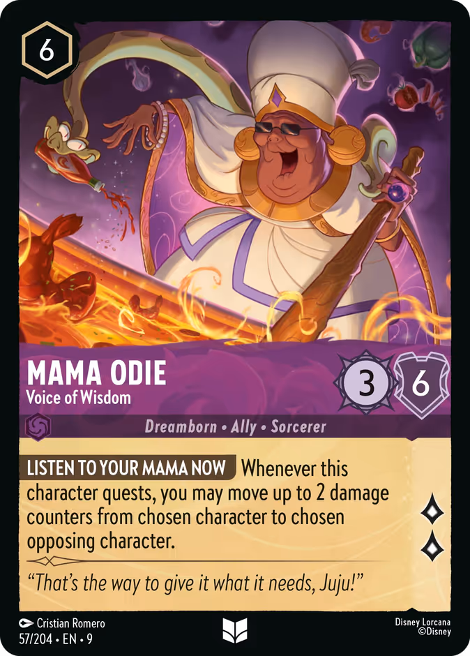 Mama Odie - Voice of Wisdom — Fabled #57 (Disney Lorcana card)