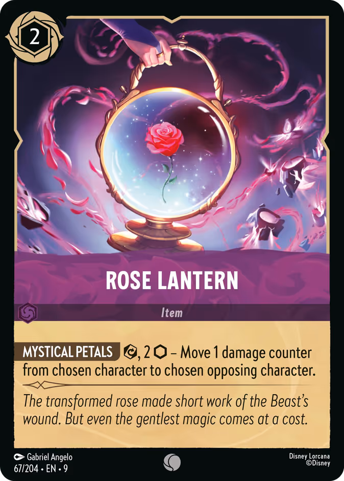 Rose Lantern — Fabled #67 (Disney Lorcana card)