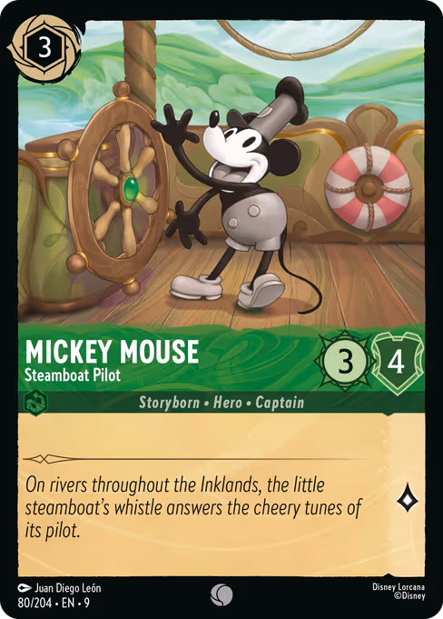 Mickey Mouse - Steamboat Pilot (Fabled #80)
