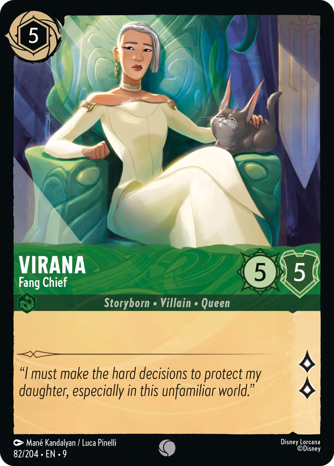 Virana - Fang Chief — Fabled #82 (Disney Lorcana card)