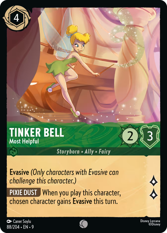 Tinker Bell - Most Helpful — Fabled #88 (Disney Lorcana card)