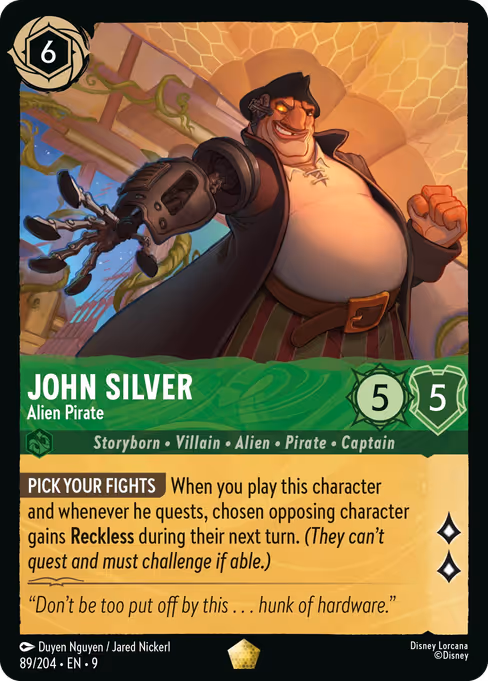 John Silver - Alien Pirate (Fabled #89)