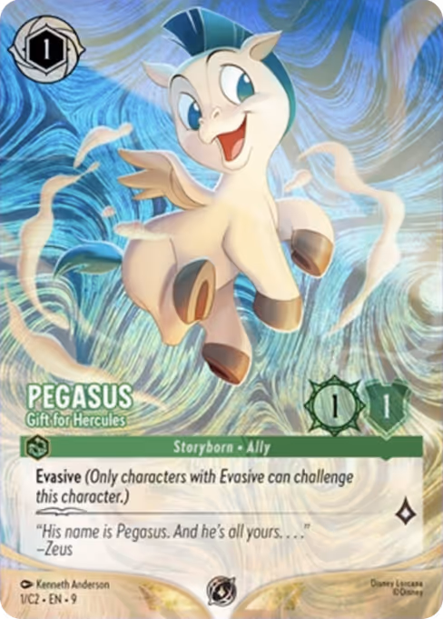 Pegasus - Gift for Hercules (Lorcana Challenge Year 3 #1)