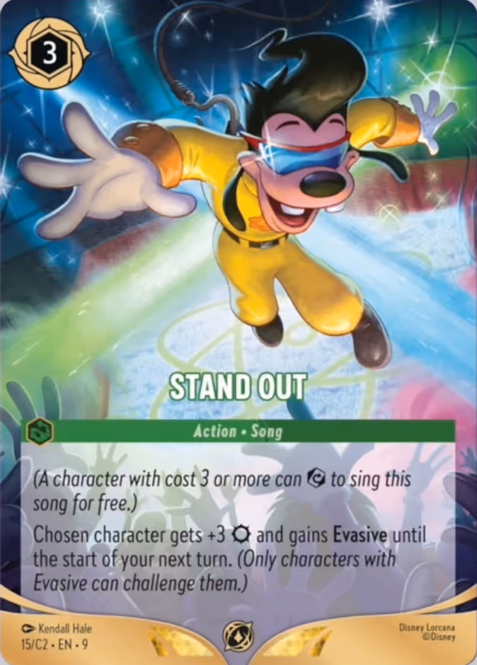 Stand Out — Lorcana Challenge Year 3 #15 (Disney Lorcana card)