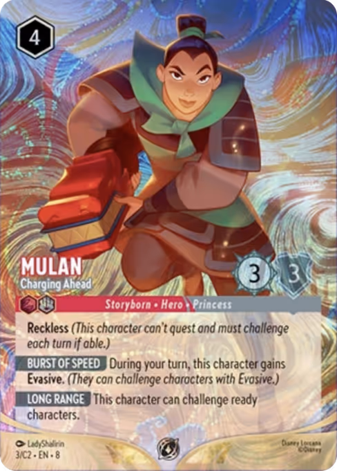 Mulan - Charging Ahead (Lorcana Challenge Year 3 #3)