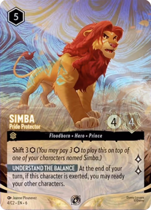 Simba - Pride Protector (Lorcana Challenge Year 3 #4)