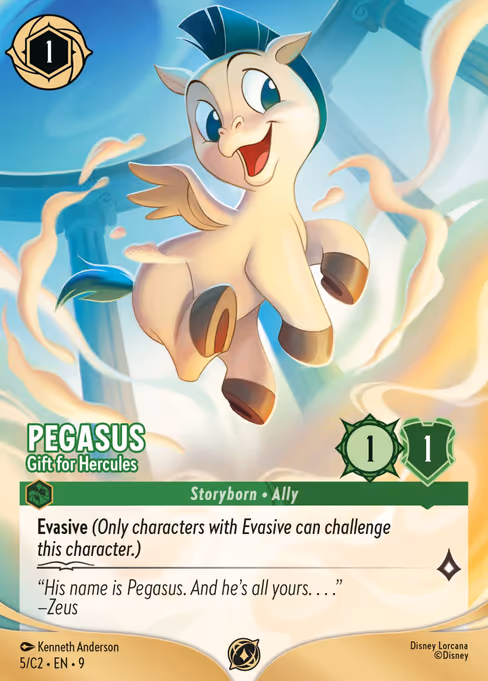 Pegasus - Gift for Hercules (Lorcana Challenge Year 3 #5)