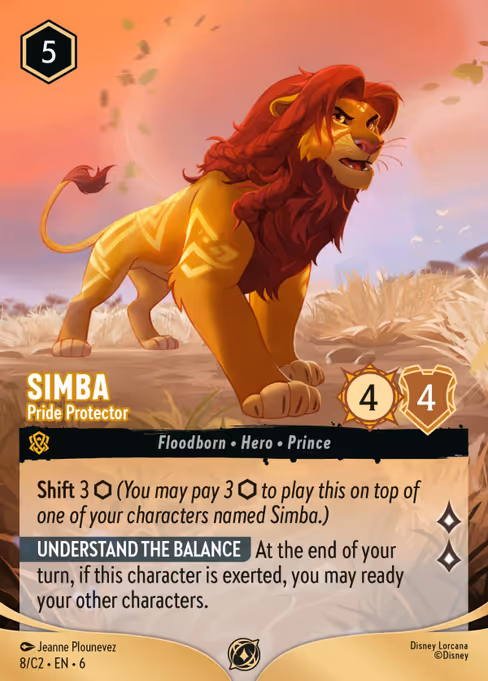 Simba - Pride Protector (Lorcana Challenge Year 3 #8)