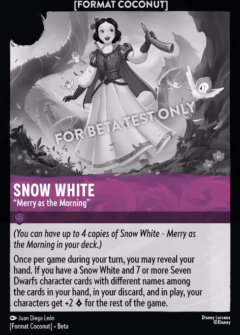 Snow White - "Merry as the Morning" (Format Coconut #11)