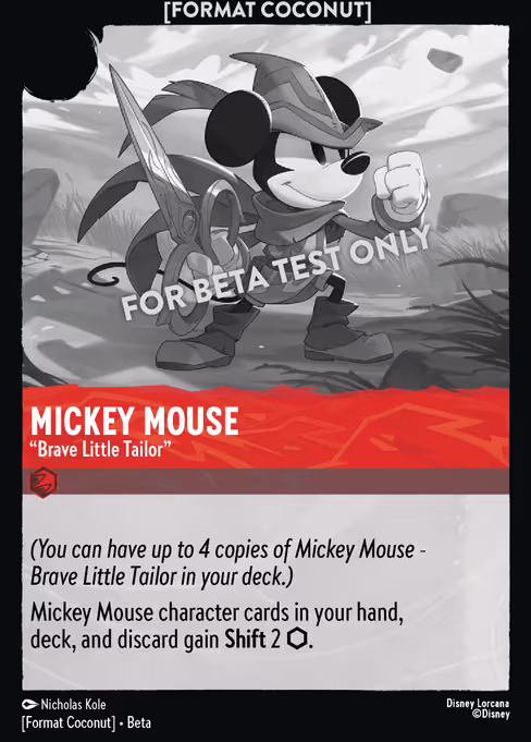 Mickey Mouse - "Brave Little Tailor" (Format Coconut #13)