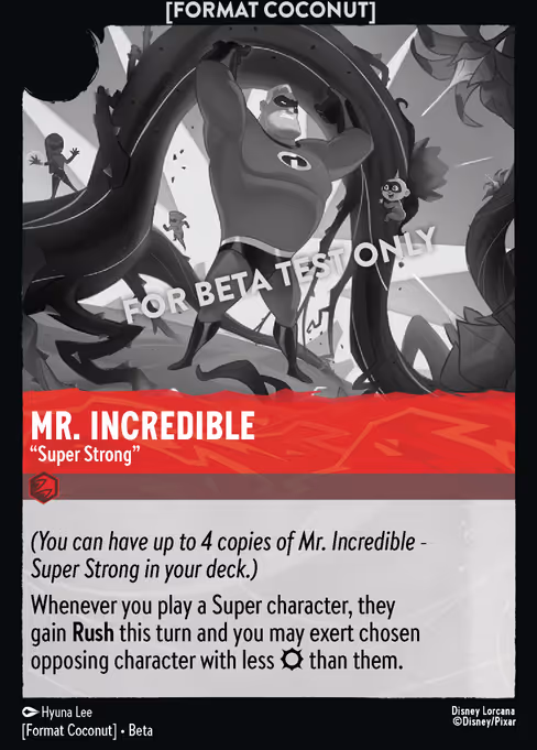 Mr. Incredible - "Super Strong" (Format Coconut #14)