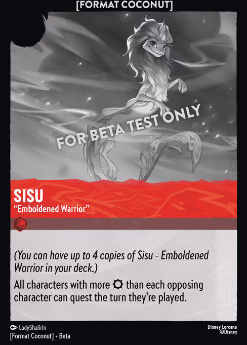 Sisu - "Emboldened Warrior" (Format Coconut #15)