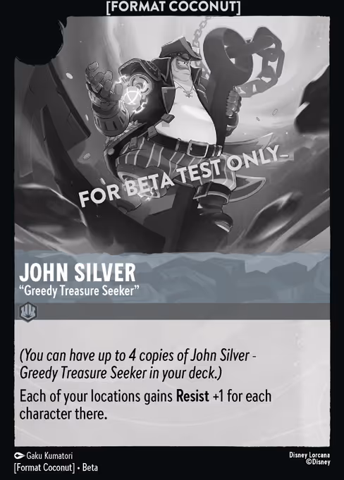 John Silver - "Greedy Treasure Seeker" (Format Coconut #16)
