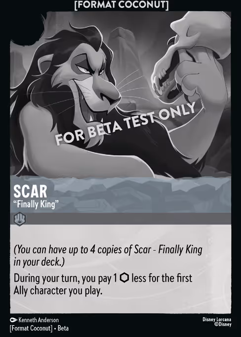 Scar - "Finally King" (Format Coconut #17)