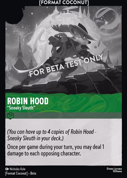 Robin Hood - "Sneaky Sleuth" (Format Coconut #5)