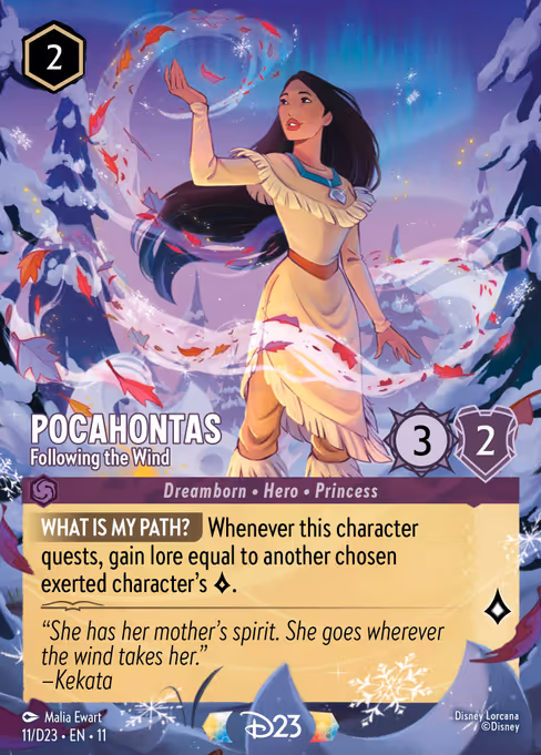 Pocahontas - Following the Wind (D23 Collection #11)