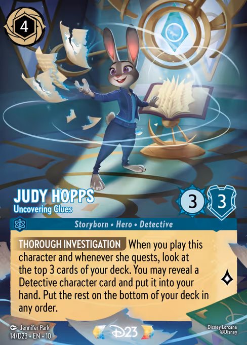 Judy Hopps - Uncovering Clues (D23 Collection #14)
