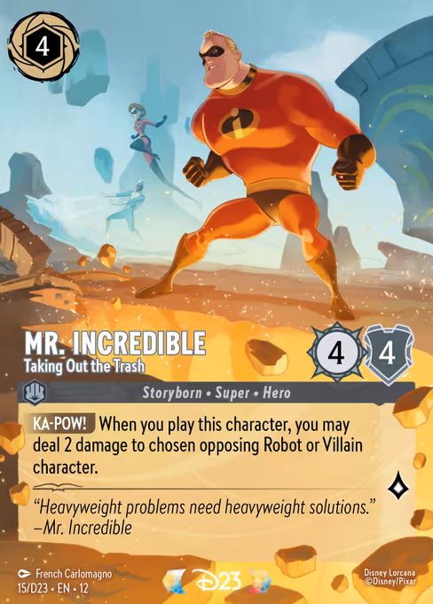 Mr. Incredible - Taking Out the Trash (D23 Collection #15)